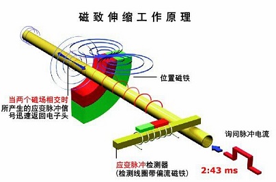 磁致伸缩位移传感器怎么接线