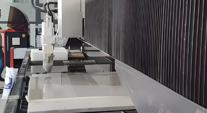 雷恩磁栅尺在切割机应用图